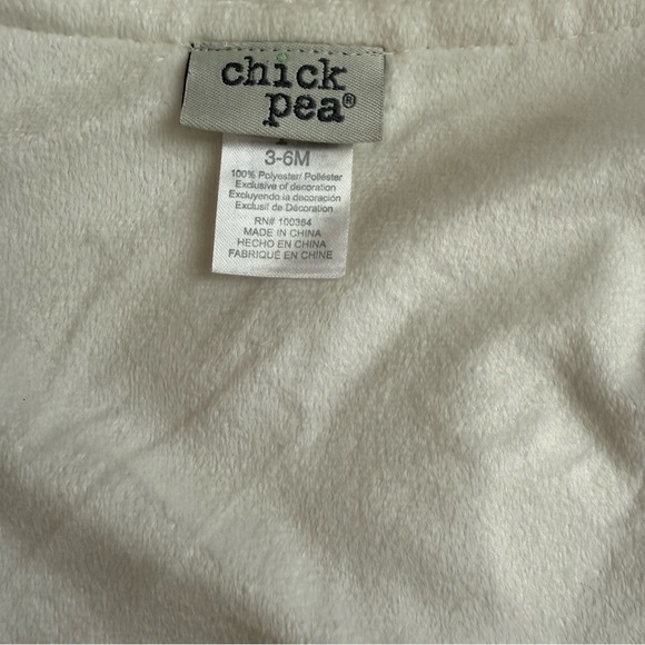 NWOT Chickpea Sherpa Infant Swaddle size 3-6 months - Picture 7 of 7